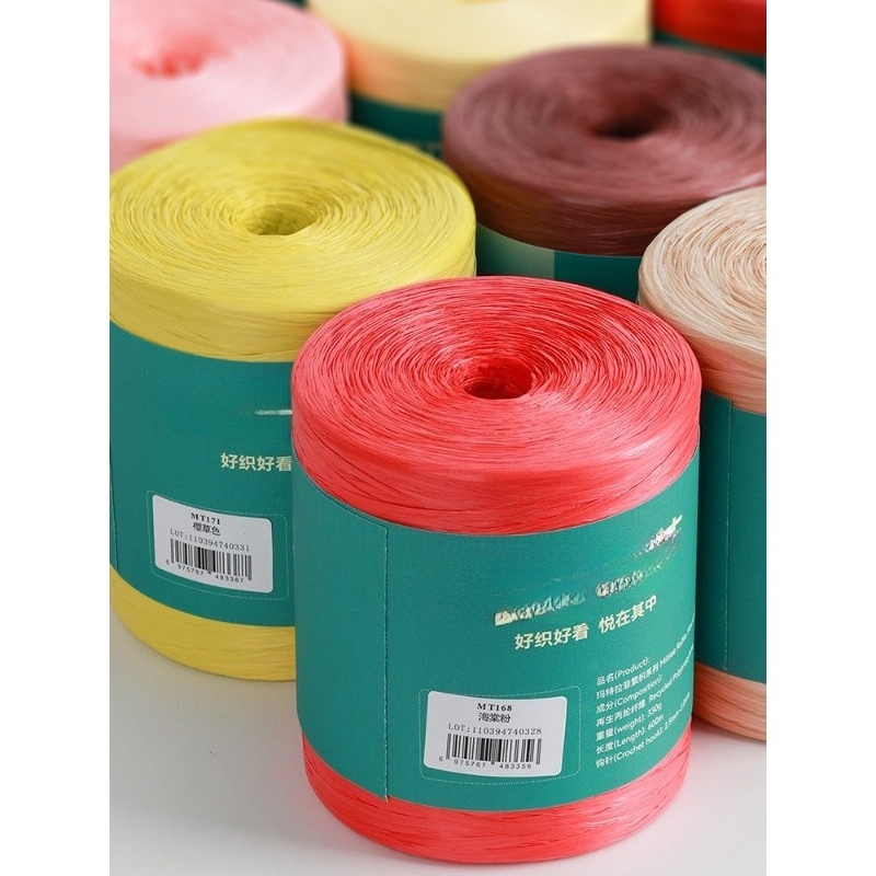 330g Raffia Yarn for Hand Knit – Crochet Bag Raffia recenzja i cena