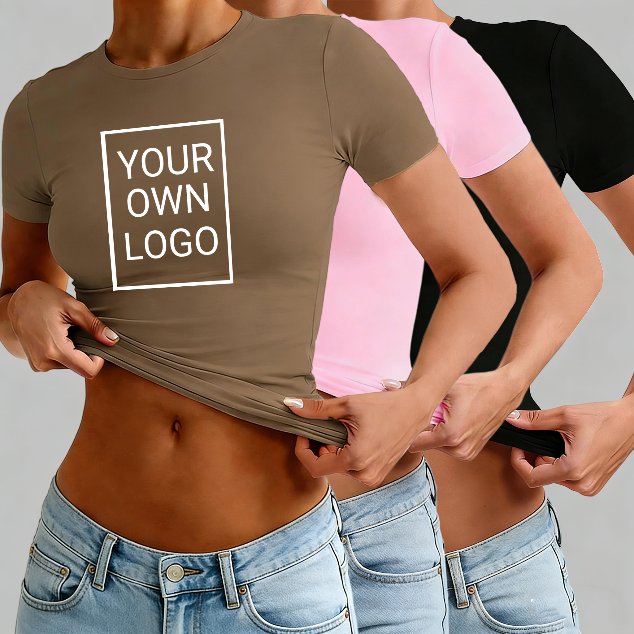 Customized Logo Pattern Womens – Crop Top Crochet recenzja i cena