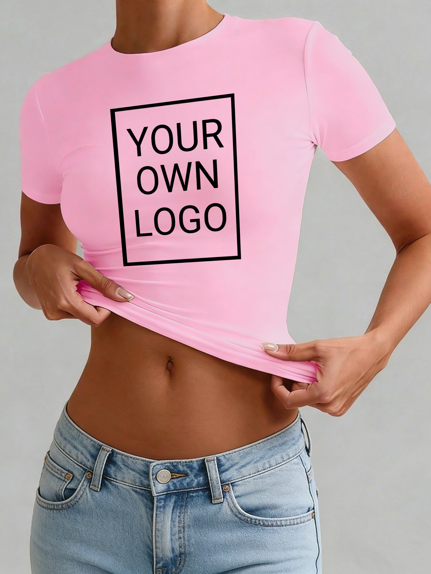 Customized Logo Pattern Womens – Crop Top Crochet recenzja i cena