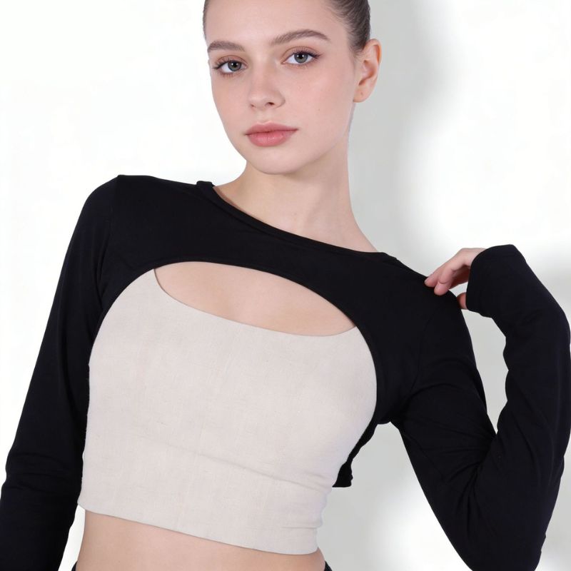 Modal Ice Silk Arm Sleeves Ult – Crop Top Crochet recenzja i cena