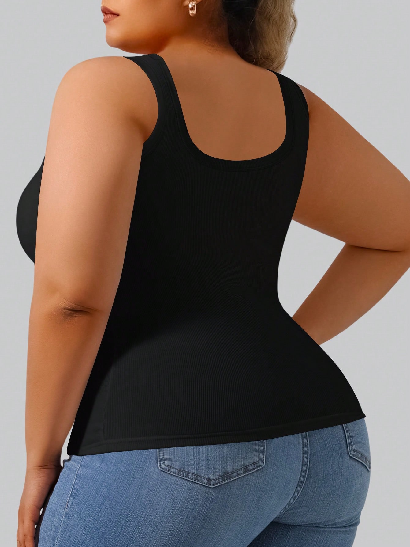 Plus Size Women's High Stretch – Crop Top Crochet recenzja i cena