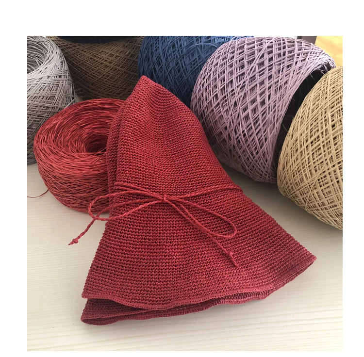 250g Thin Raffia Yarn Paper Gr – Crochet Bag Raffia recenzja i cena