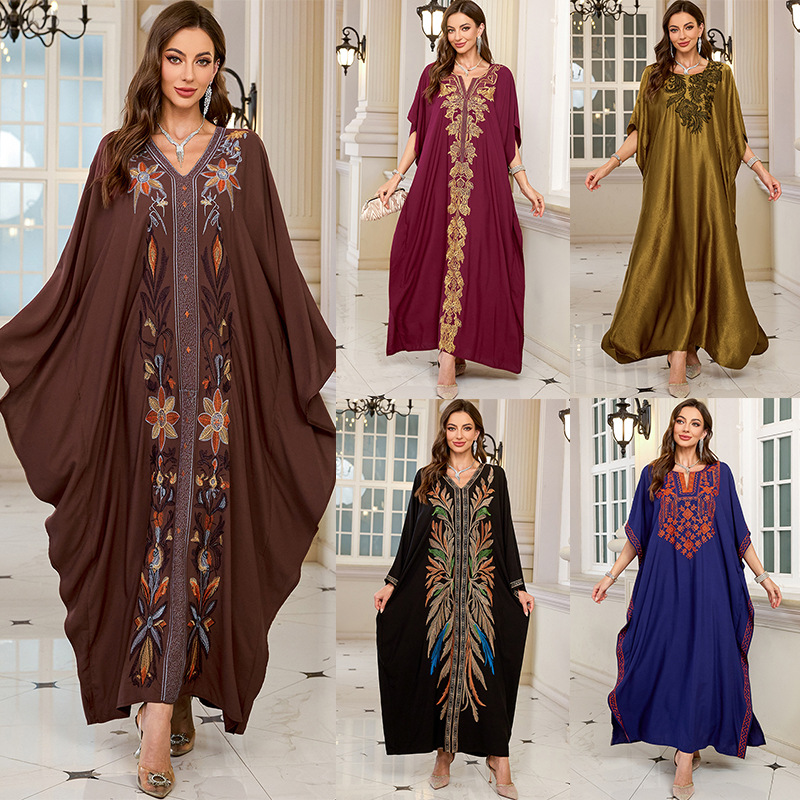Women Embroidered Long Caftans – Cover Up Kaftan recenzja i cena