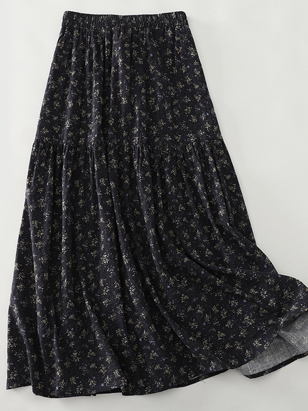 High Waist Floral Print Midi S – Midi Skirt Floral recenzja i cena