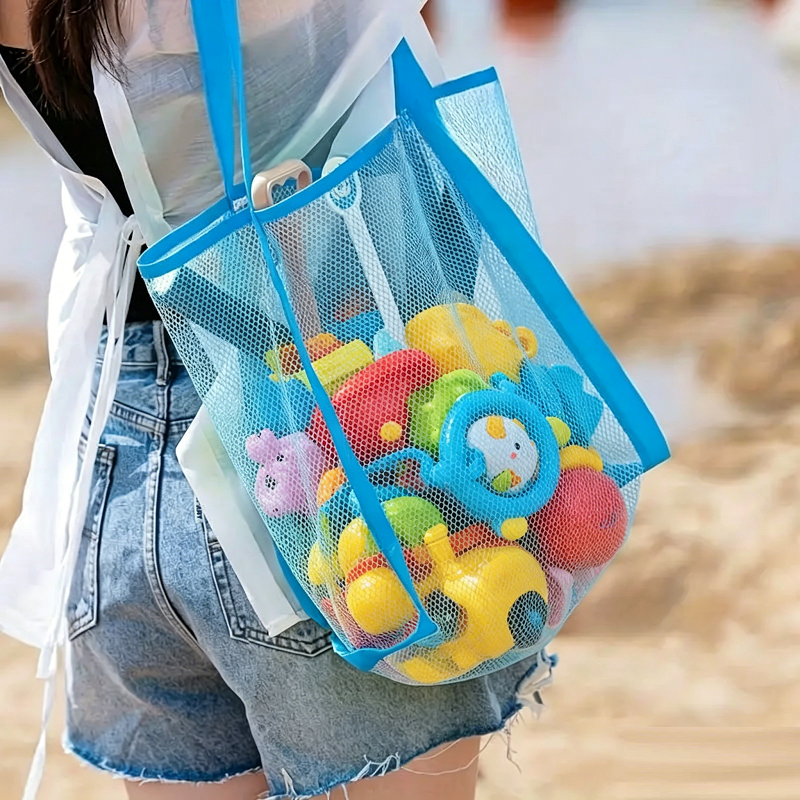 Multicolor Swimming Large Mesh – Tote Bag Beach recenzja i cena